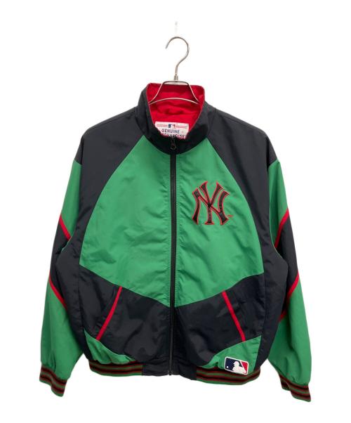 SUPREME（シュプリーム）SUPREME (シュプリーム) NEW YORK YANKEES (ニューヨークヤンキース) MLB (エムエルビー) ナイロンジャケット グリーン サイズ:Lの古着・服飾アイテム