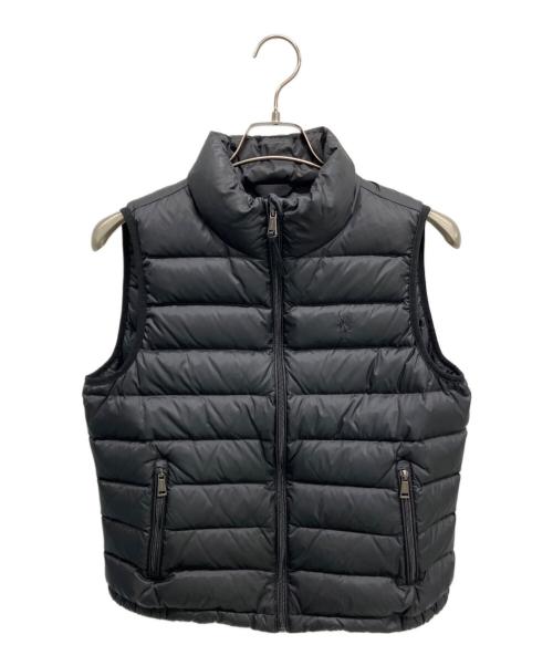 POLO RALPH LAUREN（ポロ・ラルフローレン）POLO RALPH LAUREN (ポロ・ラルフローレン) ダウンベスト ブラック サイズ:Mの古着・服飾アイテム