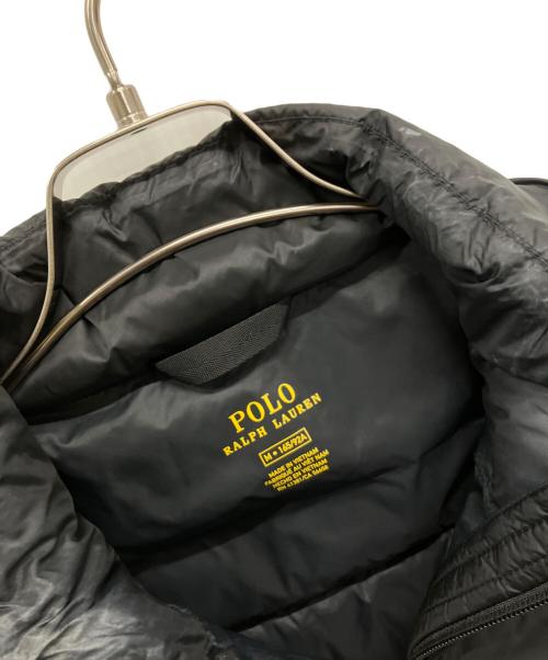 POLO RALPH LAUREN（ポロ・ラルフローレン）POLO RALPH LAUREN (ポロ・ラルフローレン) ダウンベスト ブラック サイズ:Mの古着・服飾アイテム