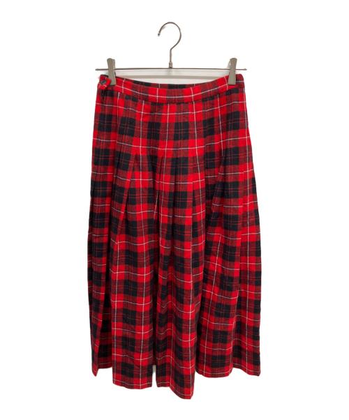 PENDLETON（ペンドルトン）PENDLETON (ペンドルトン) プリーツスカート レッド サイズ:SIZE 6の古着・服飾アイテム