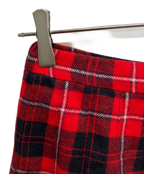 PENDLETON（ペンドルトン）PENDLETON (ペンドルトン) プリーツスカート レッド サイズ:SIZE 6の古着・服飾アイテム