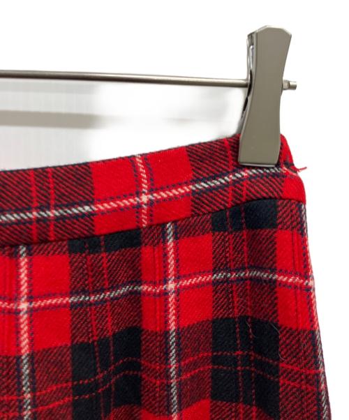 PENDLETON（ペンドルトン）PENDLETON (ペンドルトン) プリーツスカート レッド サイズ:SIZE 6の古着・服飾アイテム