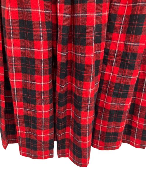 PENDLETON（ペンドルトン）PENDLETON (ペンドルトン) プリーツスカート レッド サイズ:SIZE 6の古着・服飾アイテム