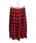 PENDLETON (ペンドルトン) プリーツスカート レッド サイズ:SIZE 6：5000円