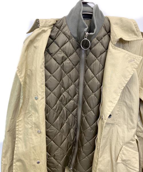 TATRAS（タトラス）TATRAS (タトラス) ダウンライナー付ステンカラーコート ベージュ サイズ:	SIZE 03の古着・服飾アイテム