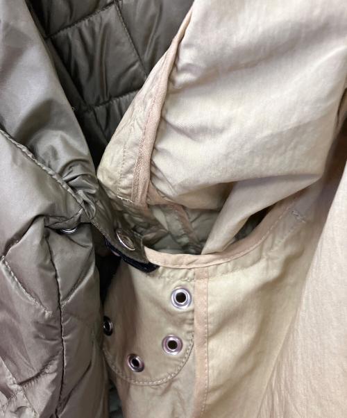 TATRAS（タトラス）TATRAS (タトラス) ダウンライナー付ステンカラーコート ベージュ サイズ:	SIZE 03の古着・服飾アイテム