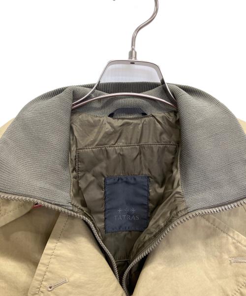 TATRAS（タトラス）TATRAS (タトラス) ダウンライナー付ステンカラーコート ベージュ サイズ:	SIZE 03の古着・服飾アイテム