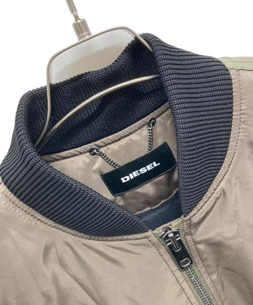 DIESEL（ディーゼル）DIESEL (ディーゼル) ダウンコート カーキ サイズ:Sの古着・服飾アイテム