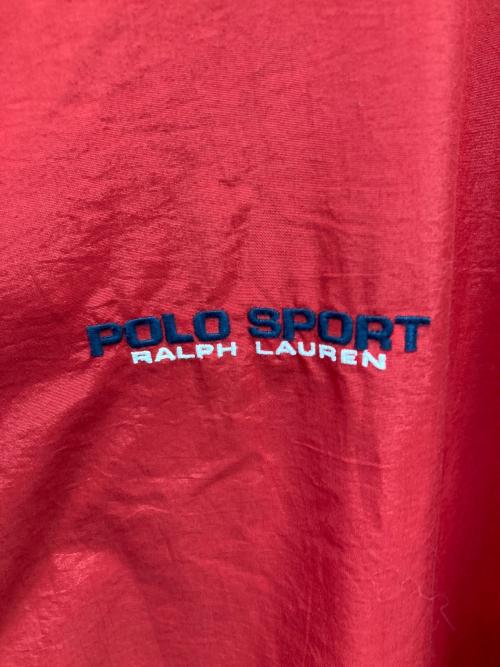 POLO SPORT（ポロスポーツ）POLO SPORT (ポロスポーツ) ナイロンジャケット レッド サイズ:XXLの古着・服飾アイテム
