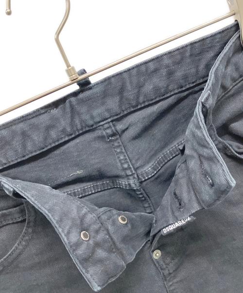 DSQUARED2（ディースクエアード）DSQUARED2 (ディースクエアード) ブラックデニム ブラック サイズ:	SIZE 38の古着・服飾アイテム