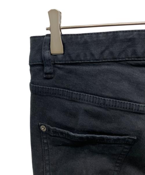 DSQUARED2（ディースクエアード）DSQUARED2 (ディースクエアード) ブラックデニム ブラック サイズ:	SIZE 38の古着・服飾アイテム
