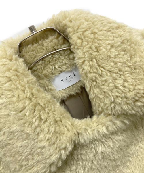 ETRE TOKYO（エトレトウキョウ）ETRE TOKYO (エトレトウキョウ) ボアコート イエロー サイズ:Mの古着・服飾アイテム