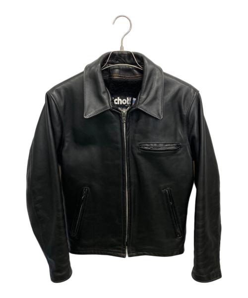 Schott（ショット）Schott (ショット) ライナー付レザージャケット ブラック サイズ:36の古着・服飾アイテム