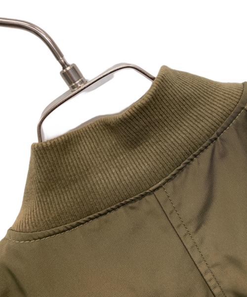 BEARDSLEY（ビアズリー）BEARDSLEY (ビアズリー) フレアMA-1ブルゾン オリーブ サイズ:FREEの古着・服飾アイテム