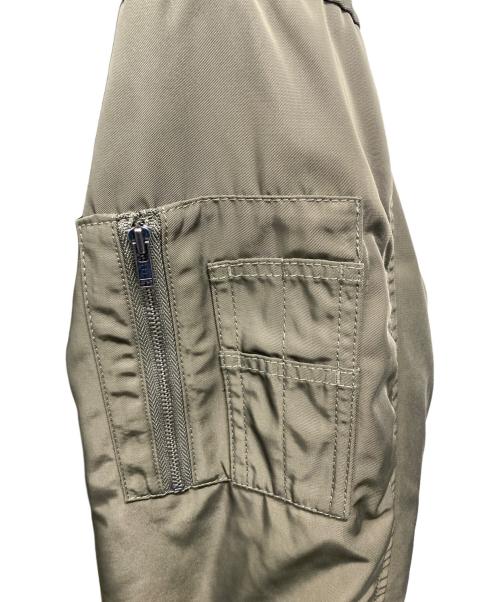 BEARDSLEY（ビアズリー）BEARDSLEY (ビアズリー) フレアMA-1ブルゾン オリーブ サイズ:FREEの古着・服飾アイテム