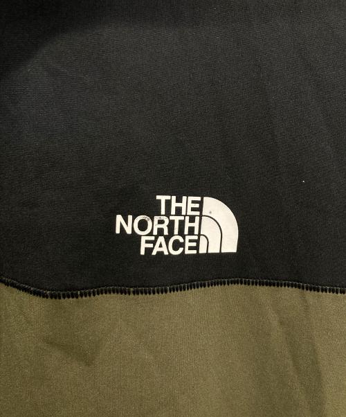 THE NORTH FACE（ザ ノース フェイス）THE NORTH FACE (ザ ノース フェイス) Sunshade Full Zip Hoodie ブラック×オリーブ サイズ:Lの古着・服飾アイテム