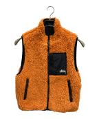 stussyステューシー）の古着「リバーシブルベスト」｜オレンジ