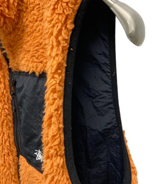 stussy（ステューシー）stussy (ステューシー) リバーシブルベスト オレンジ サイズ:Mの古着・服飾アイテム