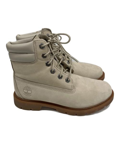 Timberland（ティンバーランド）Timberland (ティンバーランド) ショートブーツ ベージュ サイズ:23の古着・服飾アイテム
