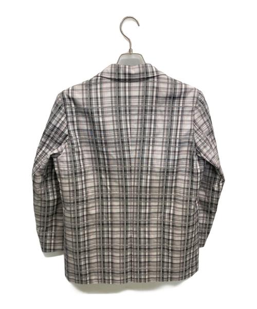 UNITED ARROWS（ユナイテッドアローズ）UNITED ARROWS (ユナイテッドアローズ) テーラードジャケット ピンク×グレー サイズ:36 未使用品の古着・服飾アイテム