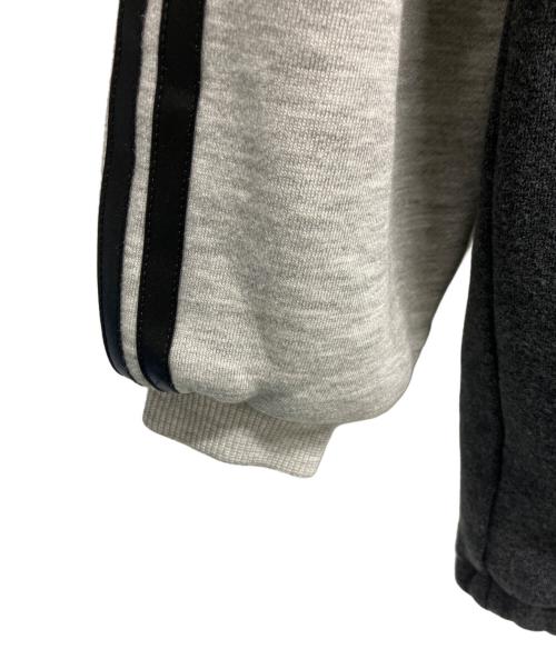adidas（アディダス）adidas (アディダス) ジップパーカー グレー サイズ:Lの古着・服飾アイテム
