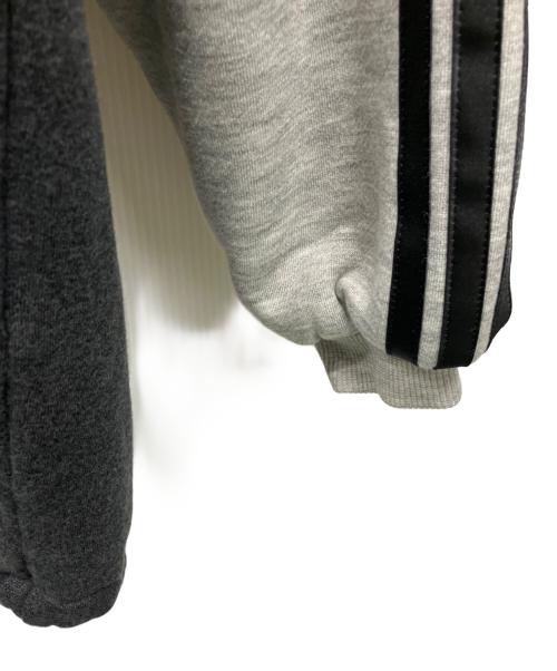 adidas（アディダス）adidas (アディダス) ジップパーカー グレー サイズ:Lの古着・服飾アイテム
