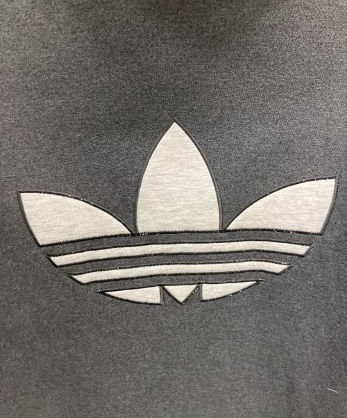 adidas（アディダス）adidas (アディダス) ジップパーカー グレー サイズ:Lの古着・服飾アイテム