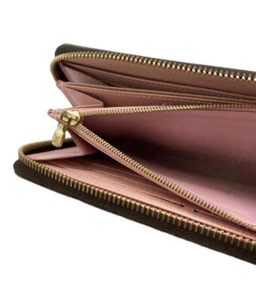 LOUIS VUITTON（ルイ ヴィトン）LOUIS VUITTON (ルイ ヴィトン) ラウンドファスナー財布 ブラウンの古着・服飾アイテム