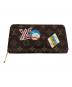 LOUIS VUITTON (ルイ ヴィトン) ラウンドファスナー財布 ブラウン：25000円