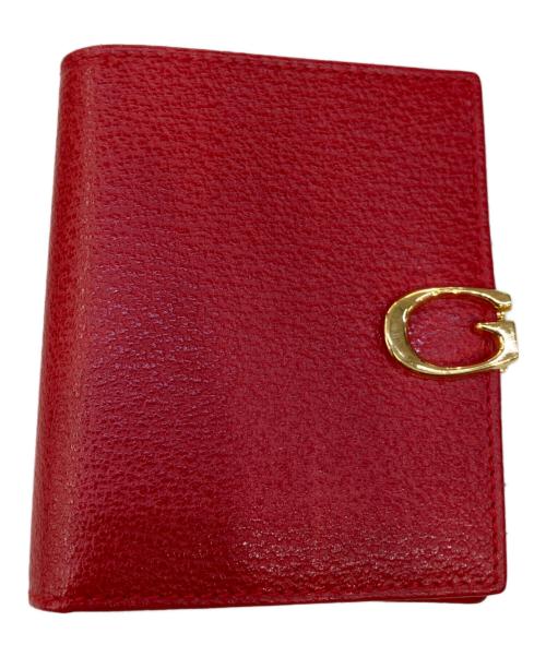 GUCCI（グッチ）GUCCI (グッチ) 2つ折り財布 レッドの古着・服飾アイテム