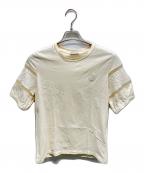 MONCLERモンクレール）の古着「半袖Tシャツ」｜アイボリー