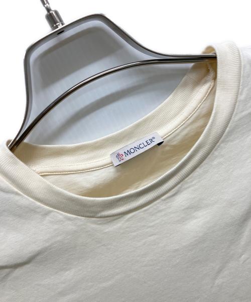MONCLER（モンクレール）MONCLER (モンクレール) 半袖Tシャツ アイボリー サイズ:XSの古着・服飾アイテム