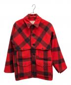 FILSON GARMENTフィルソン ガーメント）の古着「ウールジャケット」｜ブラック×レッド