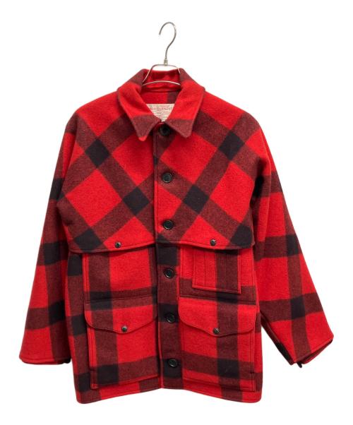 FILSON GARMENT（フィルソン ガーメント）FILSON GARMENT (フィルソン ガーメント) ウールジャケット ブラック×レッド サイズ:不明の古着・服飾アイテム