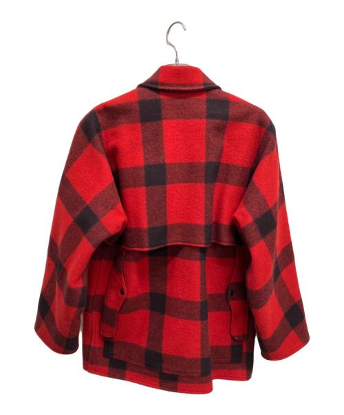 FILSON GARMENT（フィルソン ガーメント）FILSON GARMENT (フィルソン ガーメント) ウールジャケット ブラック×レッド サイズ:不明の古着・服飾アイテム