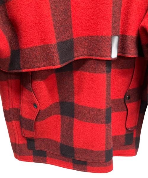 FILSON GARMENT（フィルソン ガーメント）FILSON GARMENT (フィルソン ガーメント) ウールジャケット ブラック×レッド サイズ:不明の古着・服飾アイテム