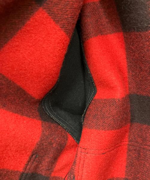 FILSON GARMENT（フィルソン ガーメント）FILSON GARMENT (フィルソン ガーメント) ウールジャケット ブラック×レッド サイズ:不明の古着・服飾アイテム
