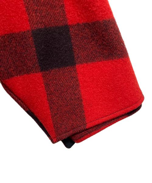 FILSON GARMENT（フィルソン ガーメント）FILSON GARMENT (フィルソン ガーメント) ウールジャケット ブラック×レッド サイズ:不明の古着・服飾アイテム