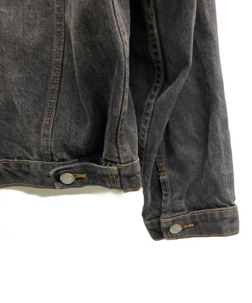 HARLEY-DAVIDSON（ハーレーダビッドソン）HARLEY-DAVIDSON (ハーレーダビッドソン) 刺繍デニムジャケット ブラック サイズ:Lの古着・服飾アイテム