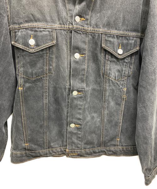 HARLEY-DAVIDSON（ハーレーダビッドソン）HARLEY-DAVIDSON (ハーレーダビッドソン) 刺繍デニムジャケット ブラック サイズ:Lの古着・服飾アイテム