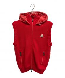 MONCLER（モンクレール）の古着「MAGLIONE TRICOT GILET」｜レッド