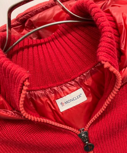 MONCLER（モンクレール）MONCLER (モンクレール) MAGLIONE TRICOT GILET レッド サイズ:Lの古着・服飾アイテム