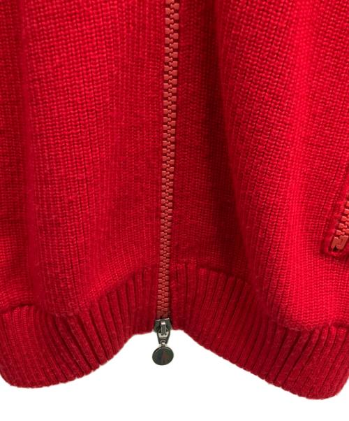 MONCLER（モンクレール）MONCLER (モンクレール) MAGLIONE TRICOT GILET レッド サイズ:Lの古着・服飾アイテム