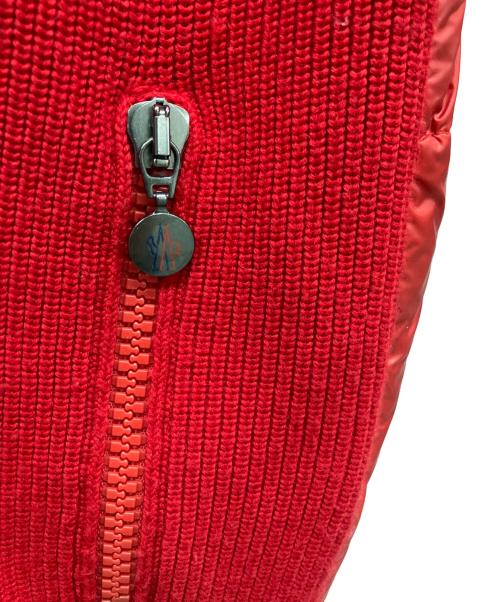 MONCLER（モンクレール）MONCLER (モンクレール) MAGLIONE TRICOT GILET レッド サイズ:Lの古着・服飾アイテム