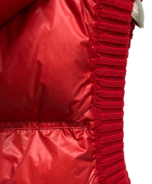 MONCLER（モンクレール）MONCLER (モンクレール) MAGLIONE TRICOT GILET レッド サイズ:Lの古着・服飾アイテム