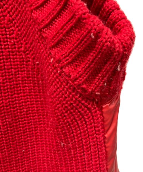 MONCLER（モンクレール）MONCLER (モンクレール) MAGLIONE TRICOT GILET レッド サイズ:Lの古着・服飾アイテム