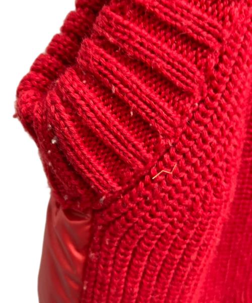 MONCLER（モンクレール）MONCLER (モンクレール) MAGLIONE TRICOT GILET レッド サイズ:Lの古着・服飾アイテム