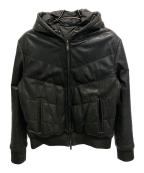 ARMANI COLLEZIONIアルマーニ コレツィオーニ）の古着「レザージャケット」｜ブラック