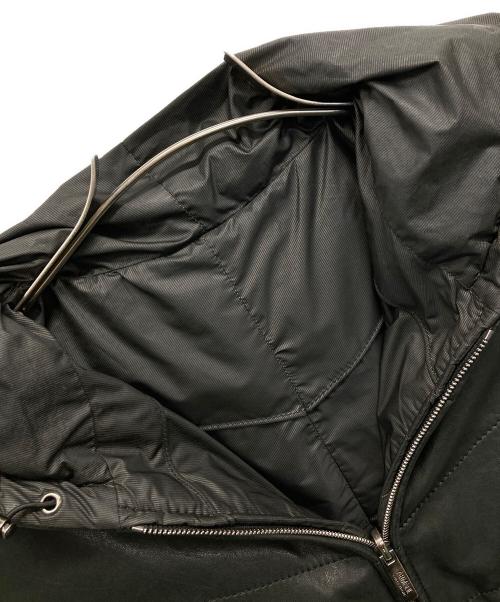 ARMANI COLLEZIONI（アルマーニ コレツィオーニ）ARMANI COLLEZIONI (アルマーニ コレツィオーニ) レザージャケット ブラック サイズ:52の古着・服飾アイテム