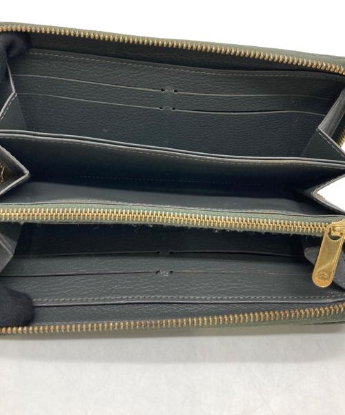LOUIS VUITTON（ルイ ヴィトン）LOUIS VUITTON (ルイ ヴィトン) ラウンドファスナー財布 グリーンの古着・服飾アイテム